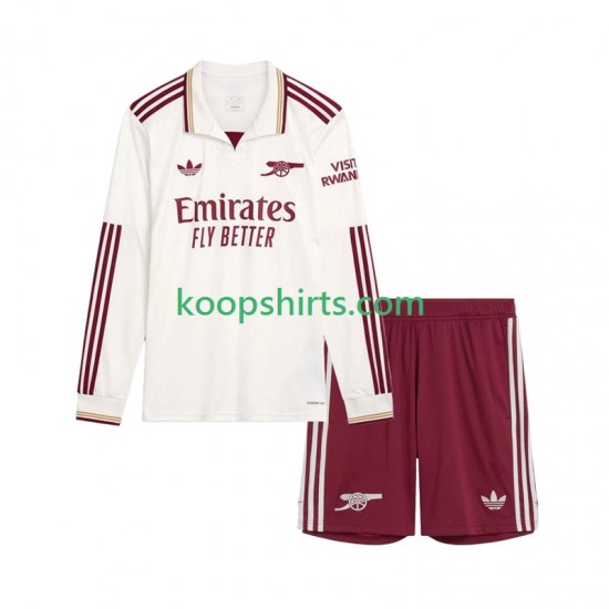 Arsenal Derde Tenue Kinder Voetbalshirts 2025-2026 Lange Mouwen