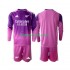 Arsenal Doelman Derde Tenue Kinder Voetbalshirts 2025-2026 Lange Mouwen