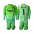 Arsenal Doelman Uit Tenue Kinder Voetbalshirts Raya 1 2025-2026 Lange Mouwen