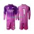 Arsenal Doelman Derde Tenue Kinder Voetbalshirts Raya 1 2025-2026 Lange Mouwen