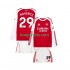 Arsenal Thuis Tenue Kinder Voetbalshirts Kai Havertz 29 2025-2026 Lange Mouwen