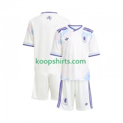 Aston Villa Derde Tenue Kinder Voetbalshirts 2025-2026 Korte Mouwen