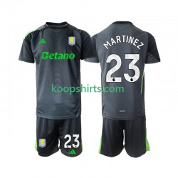 Aston Villa Doelman Thuis Tenue Kinder Voetbalshirts Emiliano Martinez 23 2025-2026 Korte Mouwen