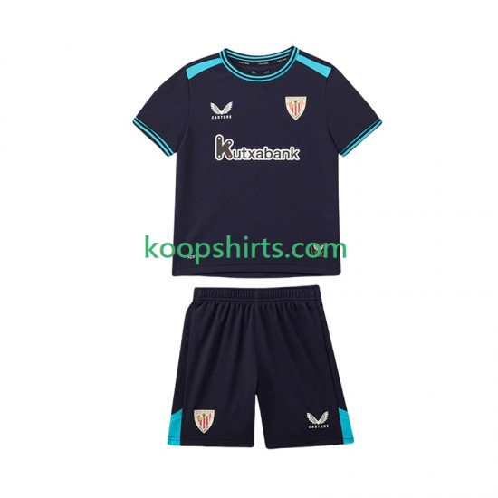 Athletic Bilbao Uit Tenue Kinder Voetbalshirts 2025-2026 Korte Mouwen
