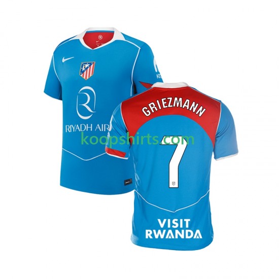 Atlético Madrid Derde Tenue Heren Voetbalshirts Antoine Griezmann 7 2025-2026 Korte Mouwen
