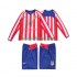 Atlético Madrid Retro Thuis Tenue Kinder Voetbalshirts 2004 2005 Lange Mouwen