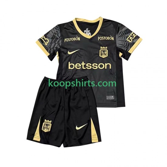 Uit Tenue Kinder Voetbalshirts Atletico Nacional 2025 Korte Mouwen