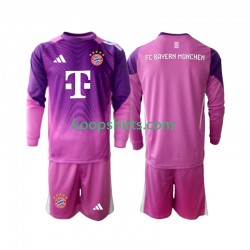 FC Bayern München Doelman Vierde Tenue Kinder Voetbalshirts 2025-2026 Lange Mouwen