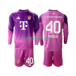FC Bayern München Doelman Vierde Tenue Kinder Voetbalshirts Jonas Urbig 40 2025-2026 Lange Mouwen