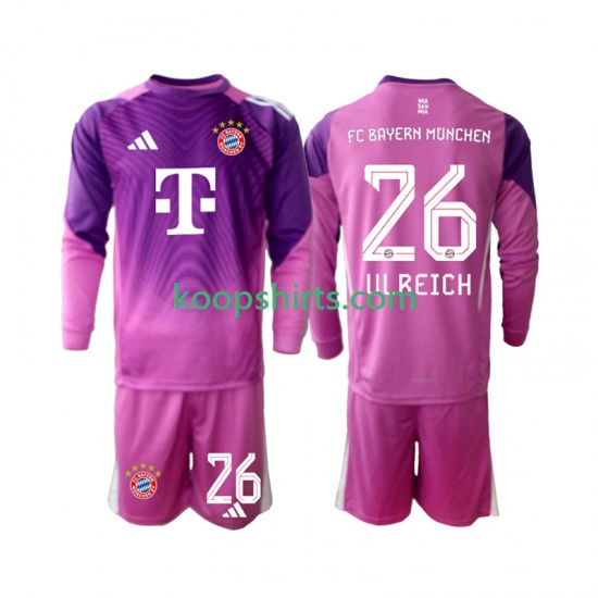 FC Bayern München Doelman Vierde Tenue Kinder Voetbalshirts Sven Ulreich 26 2025-2026 Lange Mouwen
