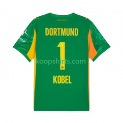 Borussia Dortmund Doelman Thuis Tenue Heren Voetbalshirts Gregor Kobel 1 2025-2026 Korte Mouwen