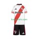 CA River Plate Thuis Tenue Kinder Voetbalshirts 2025-2026 Korte Mouwen