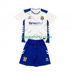Thuis Tenue Kinder Voetbalshirts CD Tenerife 2025-2026 Korte Mouwen