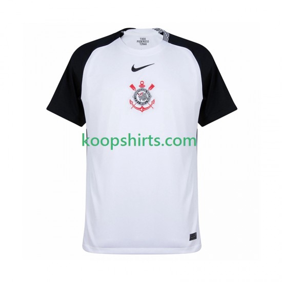 Corinthians Thuis Tenue Heren Voetbalshirts 2025-2026 Korte Mouwen