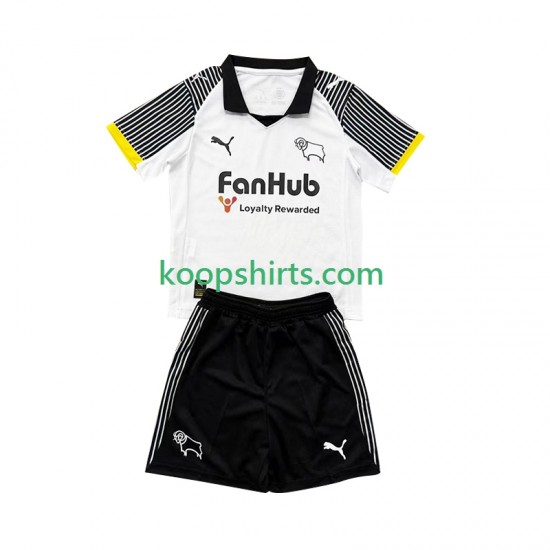 Thuis Tenue Kinder Voetbalshirts Derby County 2025-2026 Korte Mouwen