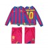 FC Barcelona Retro Thuis Tenue Kinder Voetbalshirts RONALDINHO 10 2005 2006 Lange Mouwen
