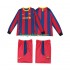 FC Barcelona Retro Thuis Tenue Kinder Voetbalshirts 2010 2011 Lange Mouwen