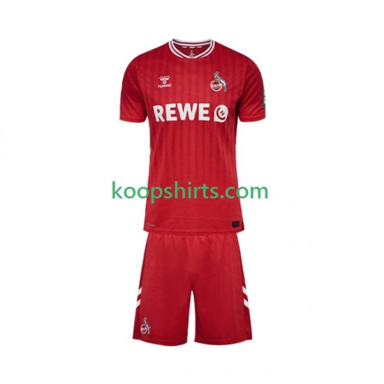 FC Köln Uit Tenue Kinder Voetbalshirts 2025-2026 Korte Mouwen