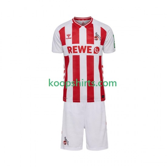 FC Köln Thuis Tenue Kinder Voetbalshirts 2025-2026 Korte Mouwen