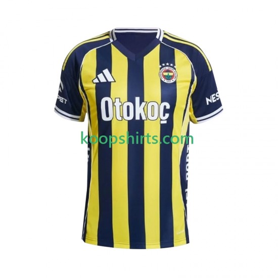 Thuis Tenue Heren Voetbalshirts Fenerbahce 2025-2026 Korte Mouwen