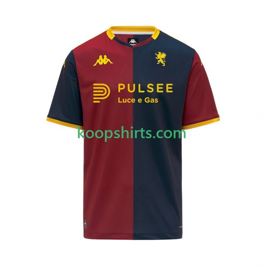 Genoa Thuis Tenue Heren Voetbalshirts 2025-2026 Korte Mouwen