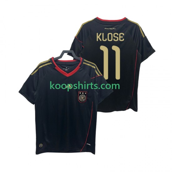 Duitsland Retro Uit Tenue Heren Voetbalshirts KLOSE 11 2010 Korte Mouwen