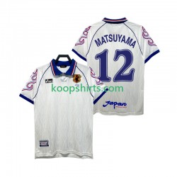 Japan Retro Uit Tenue Heren Voetbalshirts MATSUYAMA 12 1998 Korte Mouwen