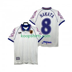 Japan Retro Uit Tenue Heren Voetbalshirts NAKATA 8 1998 Korte Mouwen
