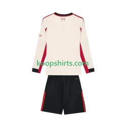 Liverpool Uit Tenue Kinder Voetbalshirts 2025-2026 Lange Mouwen