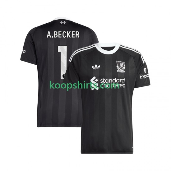 Liverpool Doelman Vierde Tenue Heren Voetbalshirts Alisson Becker 1 2025-2026 Korte Mouwen