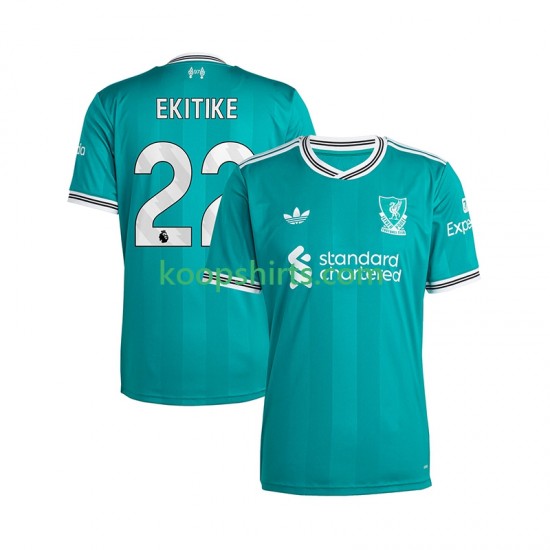 Liverpool Derde Tenue Heren Voetbalshirts Hugo Ekitike 22 2025-2026 Korte Mouwen