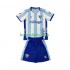 Málaga CF Thuis Tenue Kinder Voetbalshirts 2025-2026 Korte Mouwen