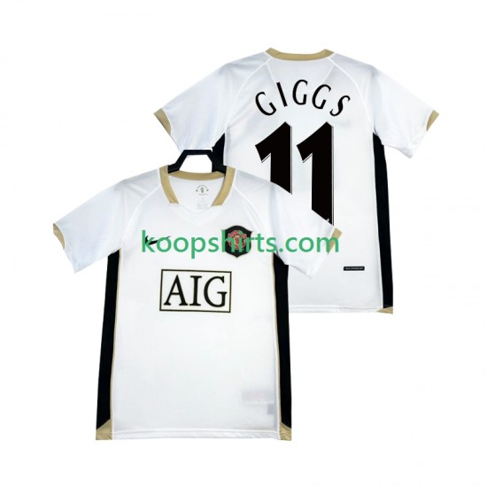 Manchester United Retro Uit Tenue Heren Voetbalshirts GIGGS 11 2006-2007 Korte Mouwen