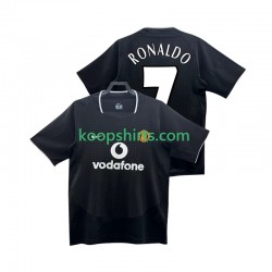 Manchester United Retro Uit Tenue Heren Voetbalshirts RONALDO 7 2002 2004 Korte Mouwen