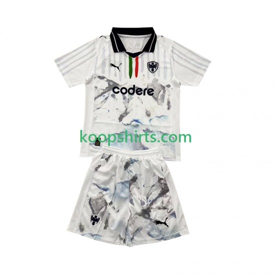 Uit Tenue Kinder Voetbalshirts Monterrey FIFA CWC 2025 Korte Mouwen