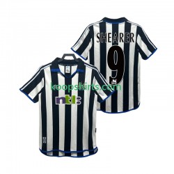 Newcastle United Retro Thuis Tenue Heren Voetbalshirts SHEARER 9 2000 2001 Korte Mouwen