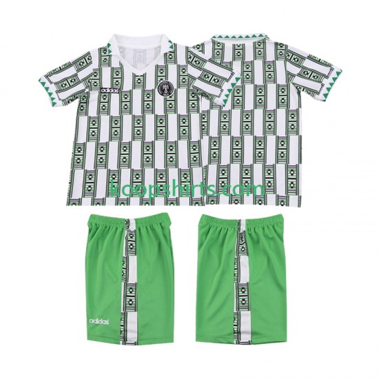 Nigeria Retro Uit Tenue Kinder Voetbalshirts 1994 Korte Mouwen