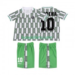 Nigeria Retro Uit Tenue Kinder Voetbalshirts OKOCHA 10 1994 Korte Mouwen