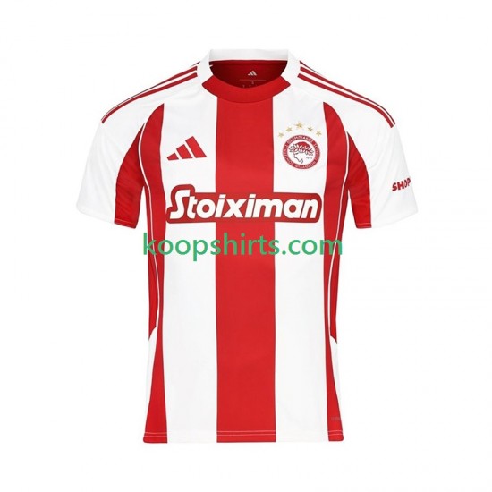 Olympiacos Thuis Tenue Heren Voetbalshirts 2025-2026 Korte Mouwen