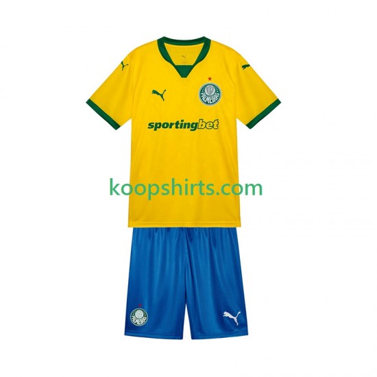 Palmeiras Derde Tenue Kinder Voetbalshirts 2025-2026 Korte Mouwen