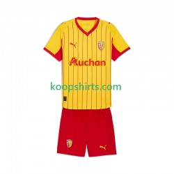 RC Lens Thuis Tenue Kinder Voetbalshirts 2025-2026 Korte Mouwen