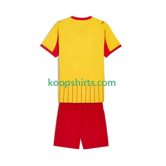 RC Lens Thuis Tenue Kinder Voetbalshirts 2025-2026 Korte Mouwen
