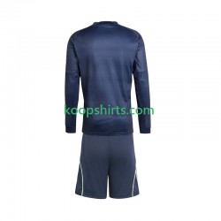 Real Madrid Uit Tenue Kinder Voetbalshirts 2025-2026 Lange Mouwen