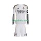 Real Madrid Thuis Tenue Kinder Voetbalshirts 2025-2026 Lange Mouwen