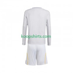 Real Madrid Thuis Tenue Kinder Voetbalshirts 2025-2026 Lange Mouwen