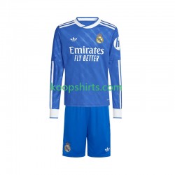 Real Madrid Derde Tenue Kinder Voetbalshirts 2025-2026 Lange Mouwen