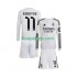 Real Madrid Thuis Tenue Kinder Voetbalshirts Rodrygo 11 2025-2026 Lange Mouwen