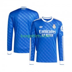 Real Madrid Derde Tenue Heren Voetbalshirts 2025-2026 Lange Mouwen