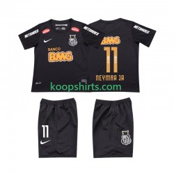 Retro Uit Tenue Kinder Voetbalshirts Santos NEYMAR JR 11 Classic 2012 2013 Korte Mouwen