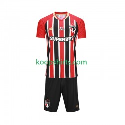 Sao Paulo Uit Tenue Kinder Voetbalshirts 2025-2026 Korte Mouwen
